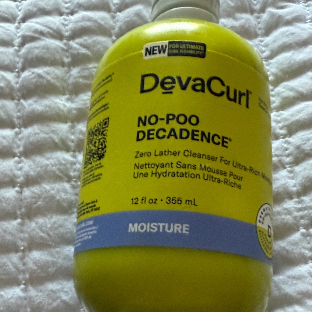 DevaCurl No-Poo Decadence Zero Lather Cleanser - Yellow
